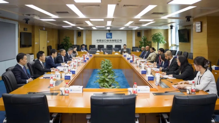 阿联酋阿布扎比国家石油公司集团首席财务官到访中国信保